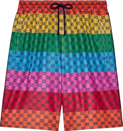 gucci striped shorts|Gucci shorts women.